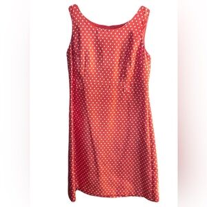 SagHarbor Red with white polka dot Dress